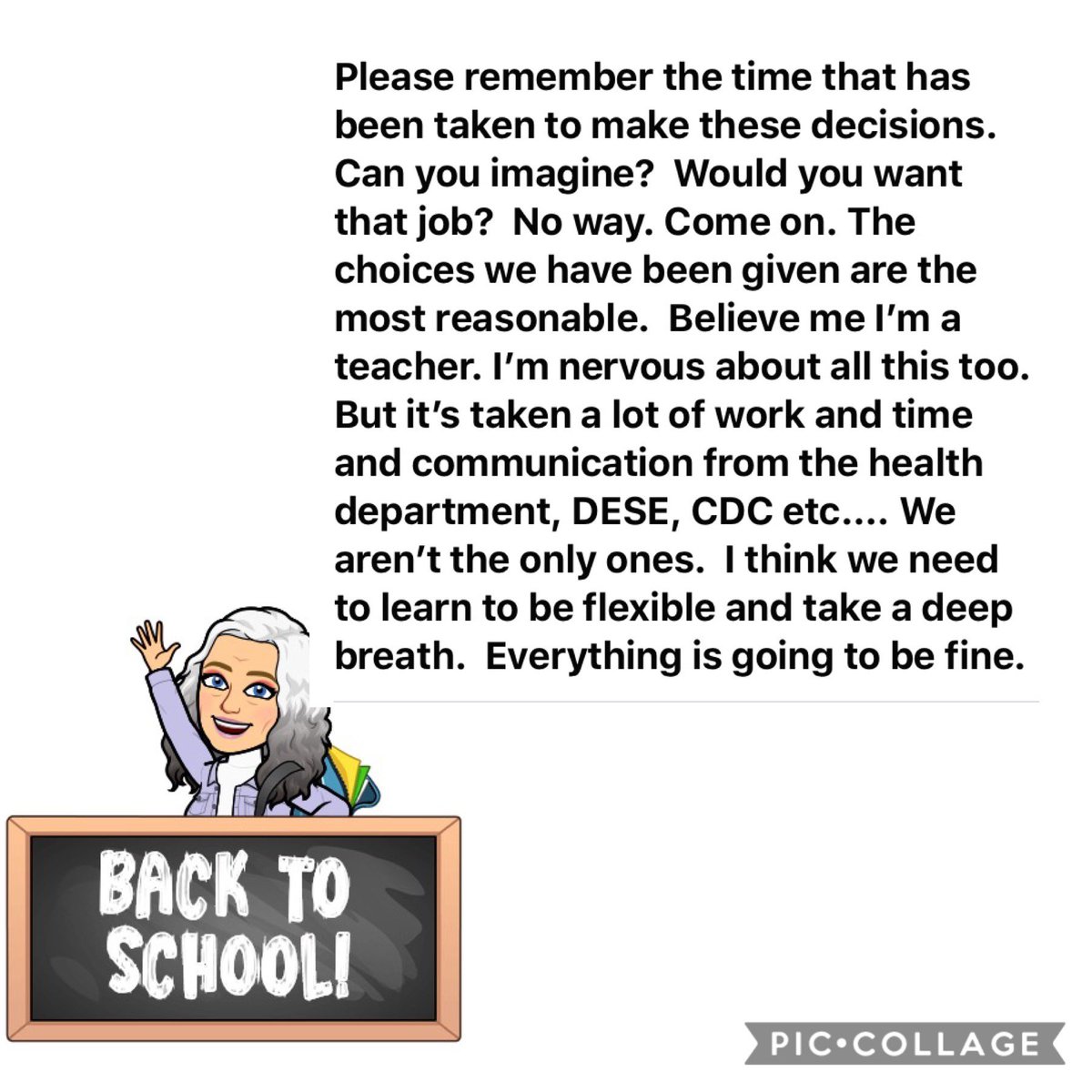 unicornslashes1's tweet photo. Wherever you are please remember your school district is doing everything possible to make sure their faculty, staff and students are safe!!! #WeAreBSSD https://t.co/QIMF4YHMUo