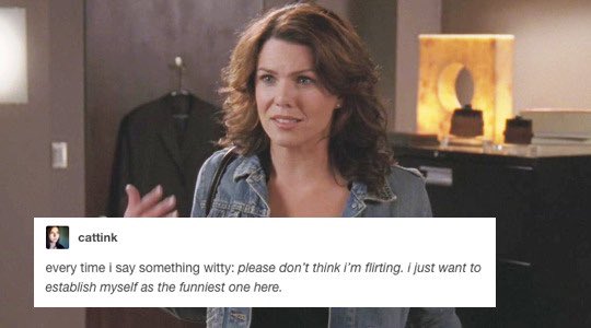 life is a competition and lorelai gilmore is winning