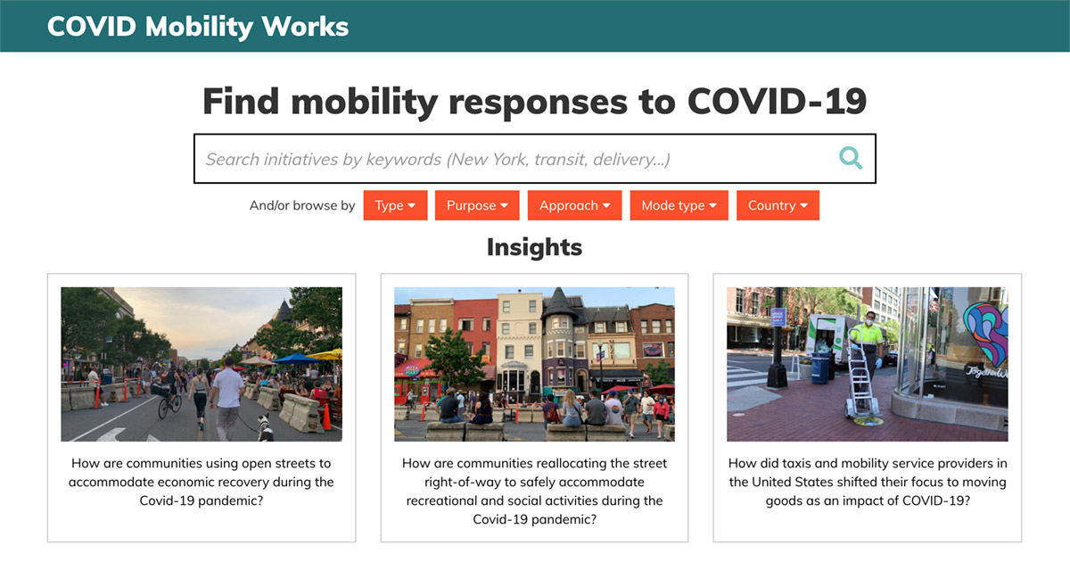 With the #COVIDMobilityWorks database, you can...

☑️  SHARE responses to #COVID19 mobility challenges
☑️  LEARN about other efforts
☑️  ACT to create more resilient, inclusive &amp; sustainable #transportation systems

➡️  ow.ly/Lv5X50AoqvJ
