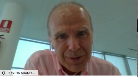 Corresponsables's tweet photo. "La experiencia profesional ha sido intensa y enriquecedora. Nos toca trabajar más con las personas", asegura @AranoJoseba , Director de Personas, Calidad y Gestión Ética, Responsable y Excelente @Pascual en el 8º #webinar de los #DialogosObservaRSE. https://t.co/Ynpw0hMxV0