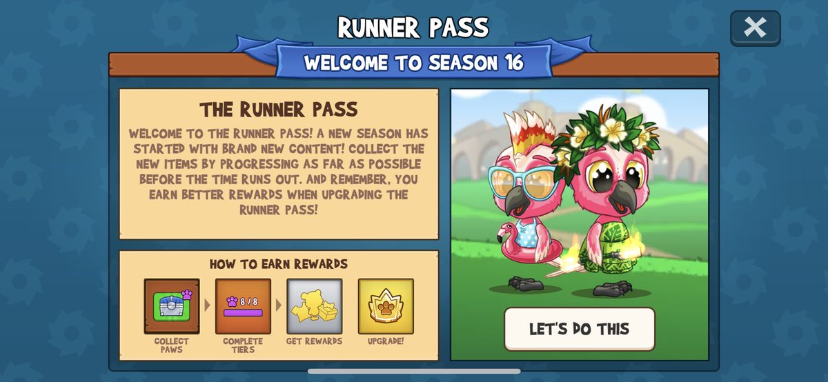JadaFR3's tweet photo. Runner pass season 16 is here 🤗 #FunRun3 https://t.co/DTveaDNDvq