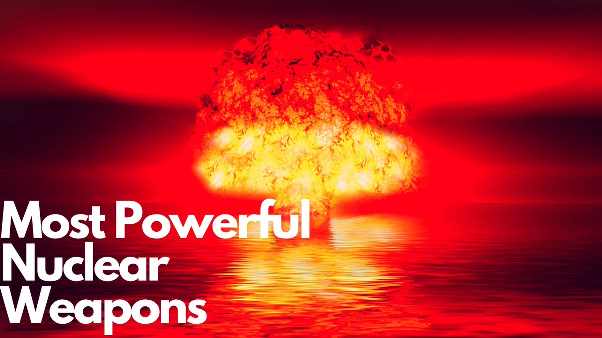 BoxUnicorn's tweet photo. 10 Of The Biggest And Most Powerful Nuclear Weapons Ever Built (HD)

https://t.co/stMm2eOYy2 https://t.co/xykSOy8LL6