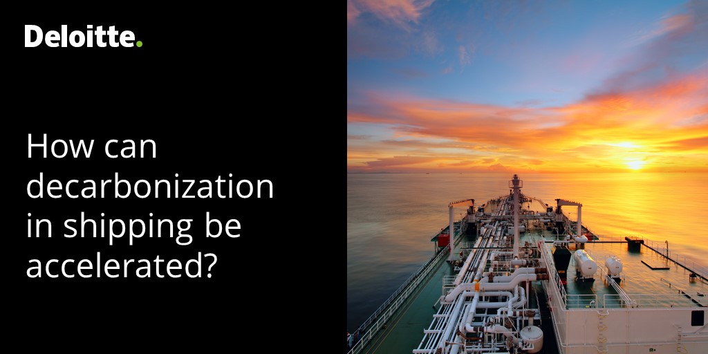 Deloitte's tweet photo. .@DeloitteNL, @DeloitteUK, and @Shell share insights on how to accelerate #decarbonization for a more sustainable #energy future. #DecarbonizingShipping #Sustainability #Shipsandshipping
https://t.co/RgvEIKGwLE https://t.co/Gakdn6vJo8