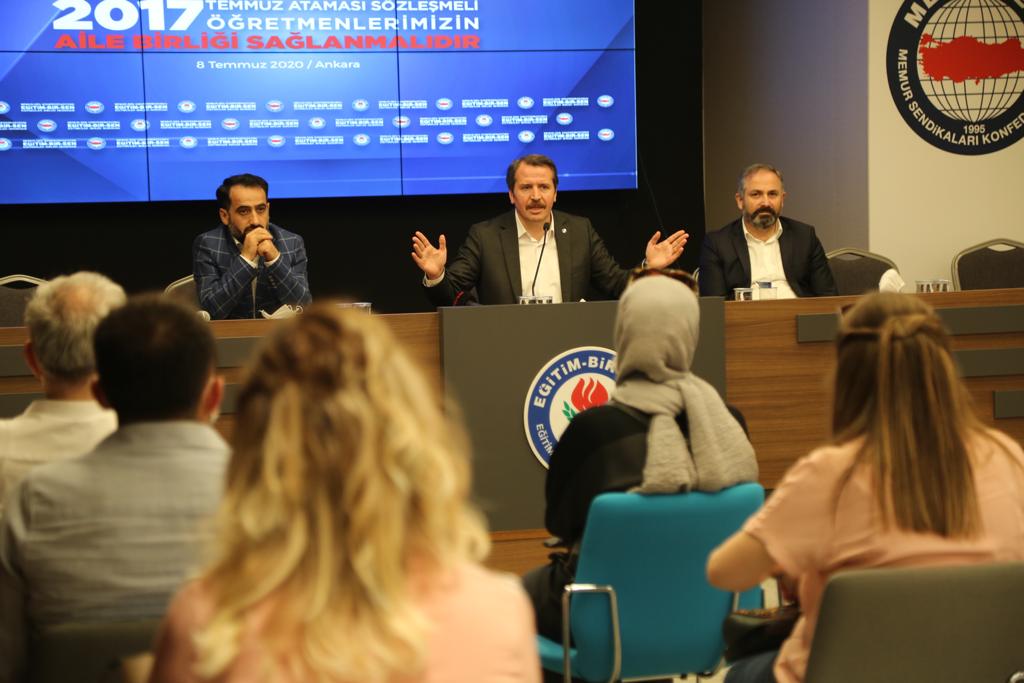 Temmuz 2017’de ataması yapılan, ancak ellerinde olmayan sebeplerle göreve geç başlatılan, bu gecikmeden dolayı mağduriyet yaşayan sözleşmeli öğretmenlerimizin talep ve beklentilerini dinliyoruz.

Meb2017ler MüjdeBekliyor #EğitimBirSen