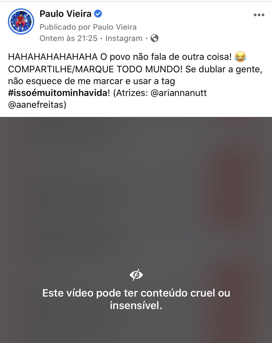 PauloVieiraReal's tweet photo. O @Facebook classificou meus áudios como cruéis e insensíveis. As lives do Bolsonaro estão todas lá no face, pra todo mundo ver. Essas não são consideradas cruéis ou insensíveis, afinal, quem tá matando as pessoas não é a política não, é o humor. https://t.co/vNCZHCU2bB
