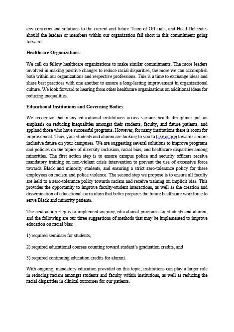 WCCSchiro's tweet image. The WCCS has created a call to action against racism and bias in healthcare. We invite you to join us in our commitment towards a more inclusive and equitable future for Black and minority communities in our professions and under our care:

bit.ly/3e80VZq