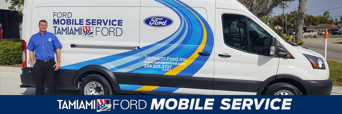Mobile Service at Tamiami Ford: Proudly serving Naples, FL and the surrounding communities our experienced team is here to serve you. Whether it is at home, the office, or on the interstate we are here to provide reliable mobile repair service.
Learn more: tamiamiford.com/request-mobile…