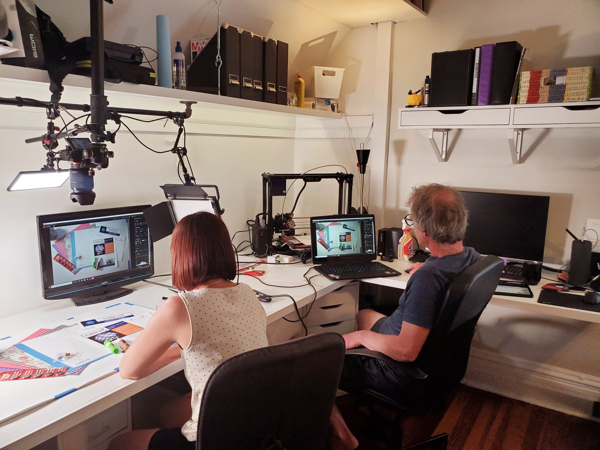 EurekusSTEAM's tweet photo. MISSION CONTROL! We're working hard designing new kits, video tutorials, project templates, and teaching tools to keep STEAM engagement thriving. Thanks Mr. Tyler for building this awesome new tech &amp; media station. https://t.co/kU4iTnsyZo