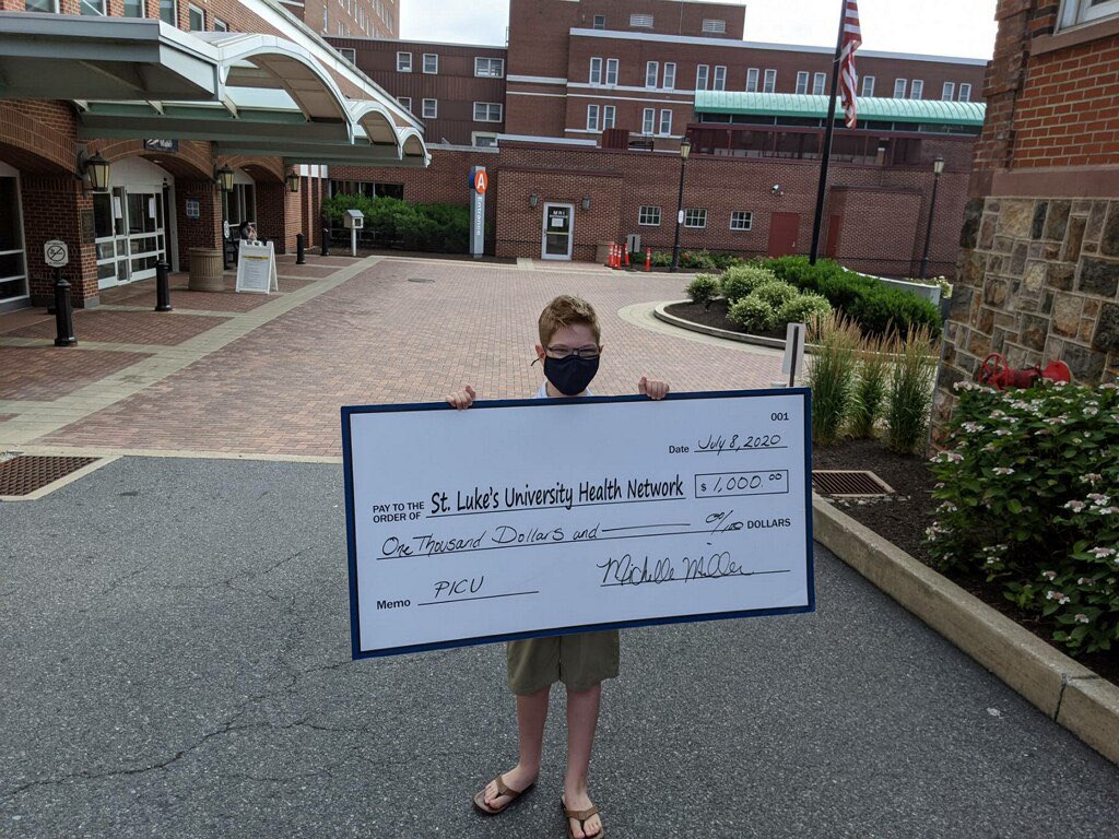 Asa Packer student, Skyler Miller, sold all his toys and w/ the support of Alfred &amp; Jill Douglass &amp; <a href="/UnitedWayGLV/">United Way of the Greater Lehigh Valley</a> raised $1000 for the St. Luke’s Pediatric Intensive Care Unit. Continue to take <a href="/TheLeaderinMe/">The Leader in Me</a> principles you’ve learned as you move on to middle school. #BASDProud