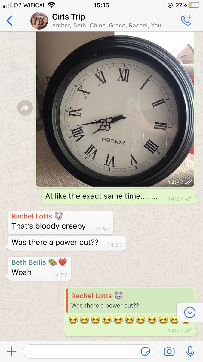 Three of the clocks in my house have stopped at the EXACT same time... and this is Rachel’s conclusion😅 god, please help me with her and these spirits I beg of you