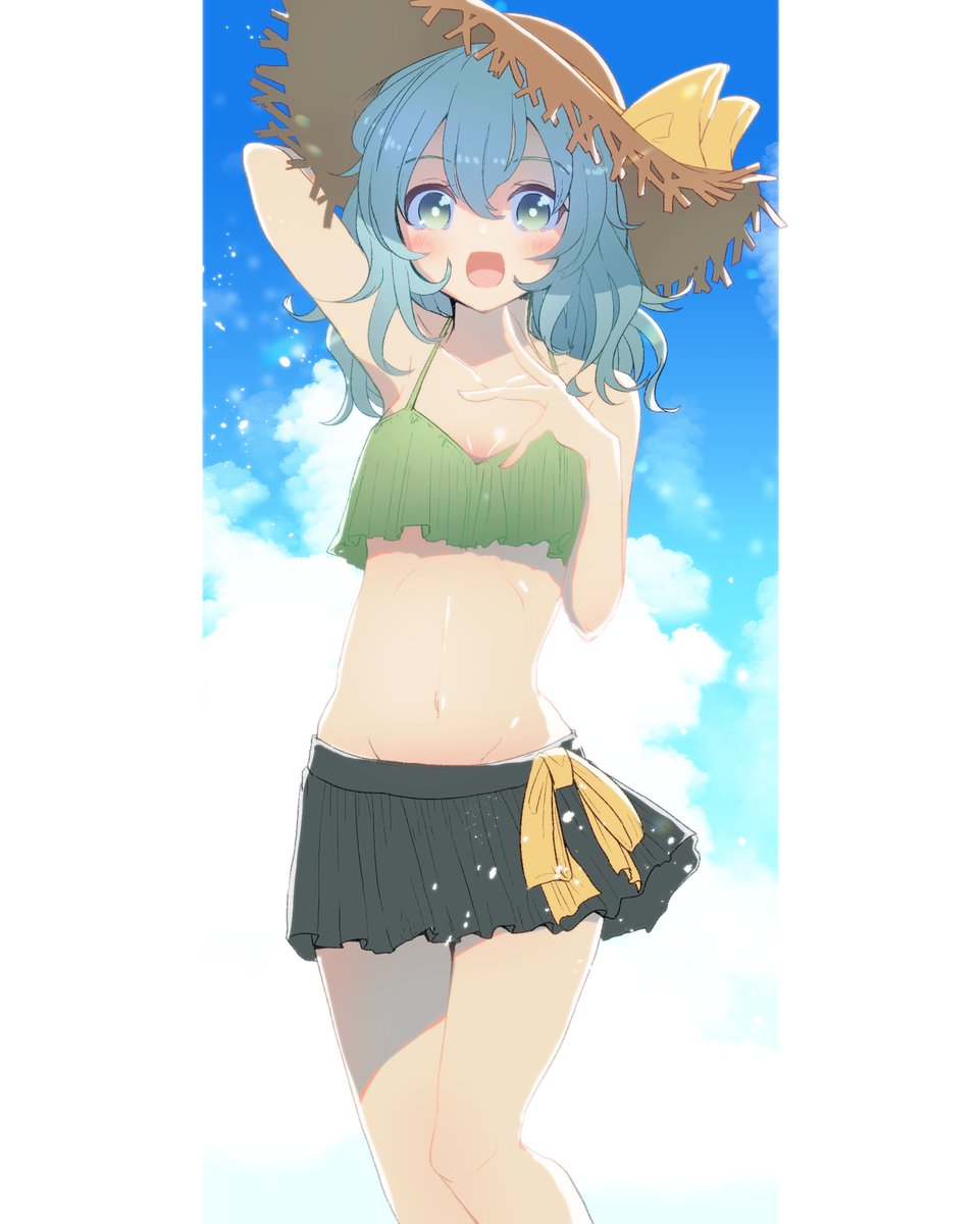 古明地こいし 「+20分 夏こいし
#深夜の真剣お絵描き60分一本勝負 」|あおいのイラスト