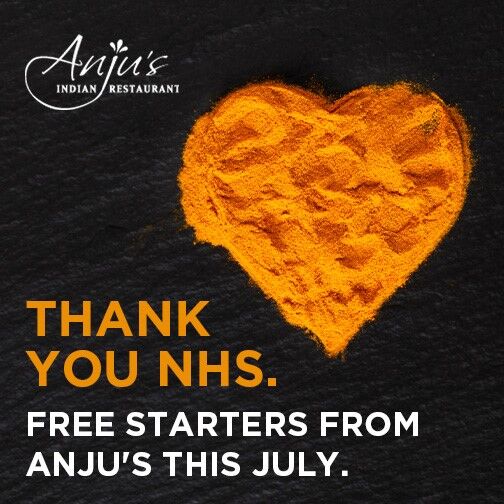 Enjoy free starters with any main meal for the month of July.
Available any day of the week.

Just don't forget to bring your NHS ID 👏

Book your table here bit.ly/2NIr7it