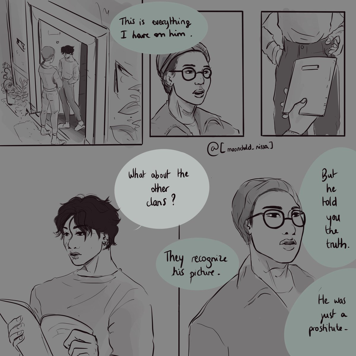 Part 7/? (Im sorry i dont know how to draw landscape, but we go from the city to the countryside because JK likes countryside )