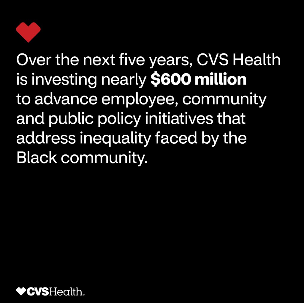While we know that CVS Health alone cannot erase the toll that 400 years of institutionalized racism and discrimination has taken on the Black community, we recognize that we have a role to play in living up to the potential the future holds. Learn more: cvs.co/2ClqV67