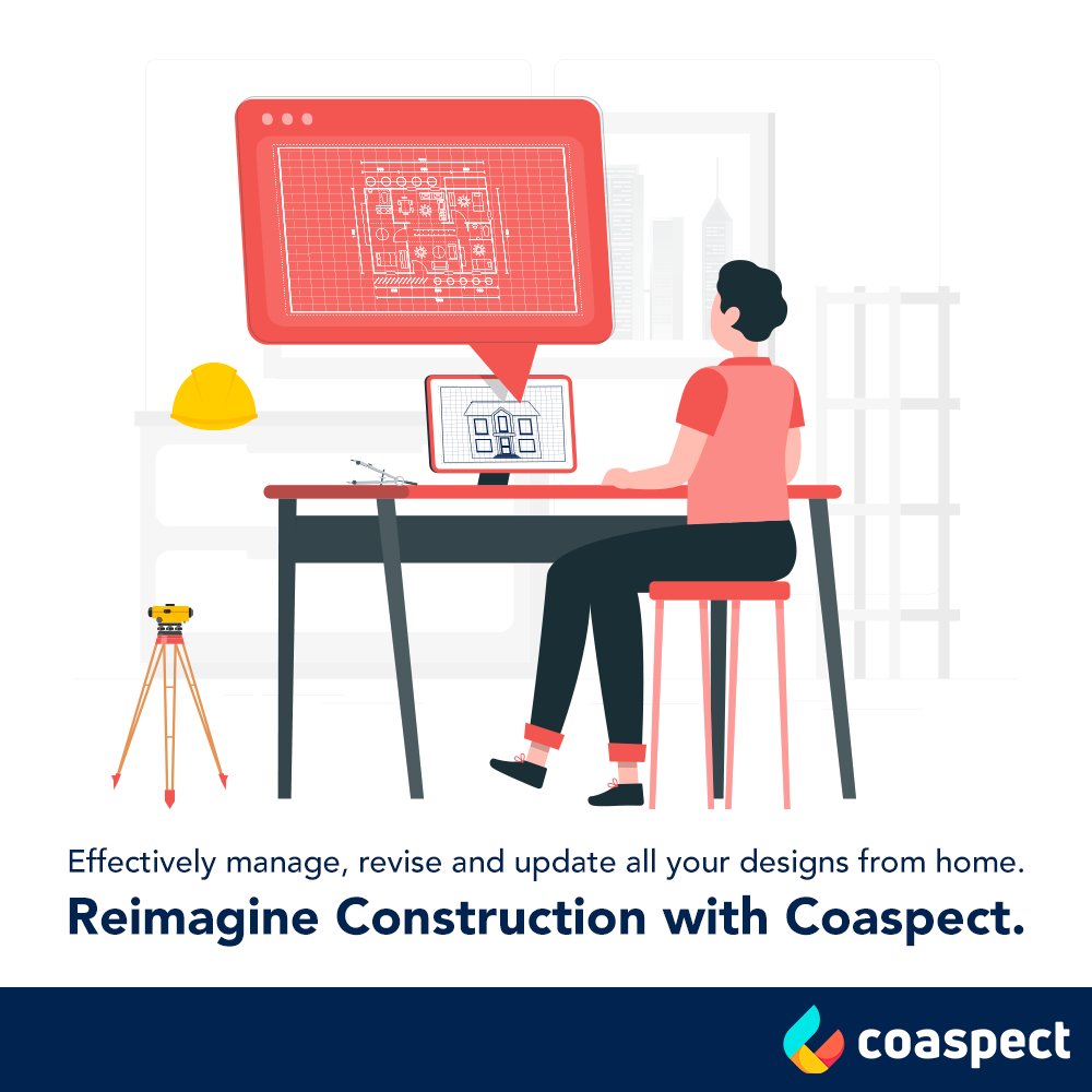 Coaspect's tweet photo. With Coaspect’s Drawing Management, you can access, manage, share, and view #construction design drawings from web/phone and work with structural, mechanical, electrical, and plumbing designs without any coordination problems. Switch to Coaspect today!  https://t.co/GJMWg2tqw9 https://t.co/WSlWGbS4Vn