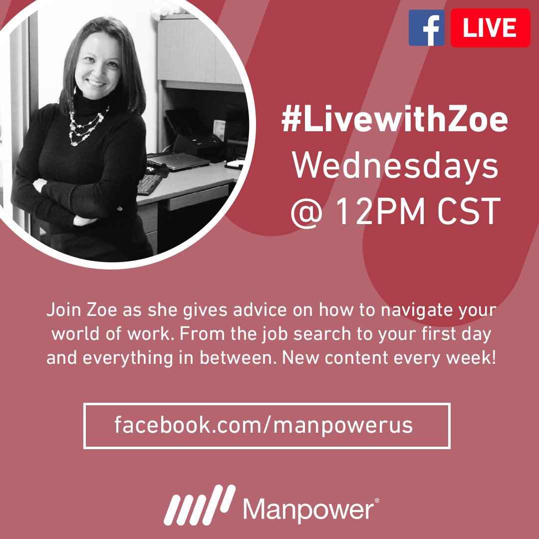 Zoelesley1's tweet photo. ⭐️Its Wednesday! you know what that means? another #LivewithZoe. ⭐️
📌 Where? https://t.co/Aay5Chg5kk
📌 When? 12pm CST
👍 if you'll be there and share below👇
#jobsearch #jobseekers #manpower #recruitment #keepamericaworking #inittogether https://t.co/p9sA6atfoq