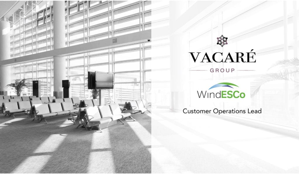 Customer Operations Lead – WindESCo – Featured Job Posting from the Vacaré Group Boston: Position Overview: To support our growth, we are looking for a Customer Operations Lead to support the delivery of our solutions to customers at new and existing… vacaregroup.com/talent-acquisi…