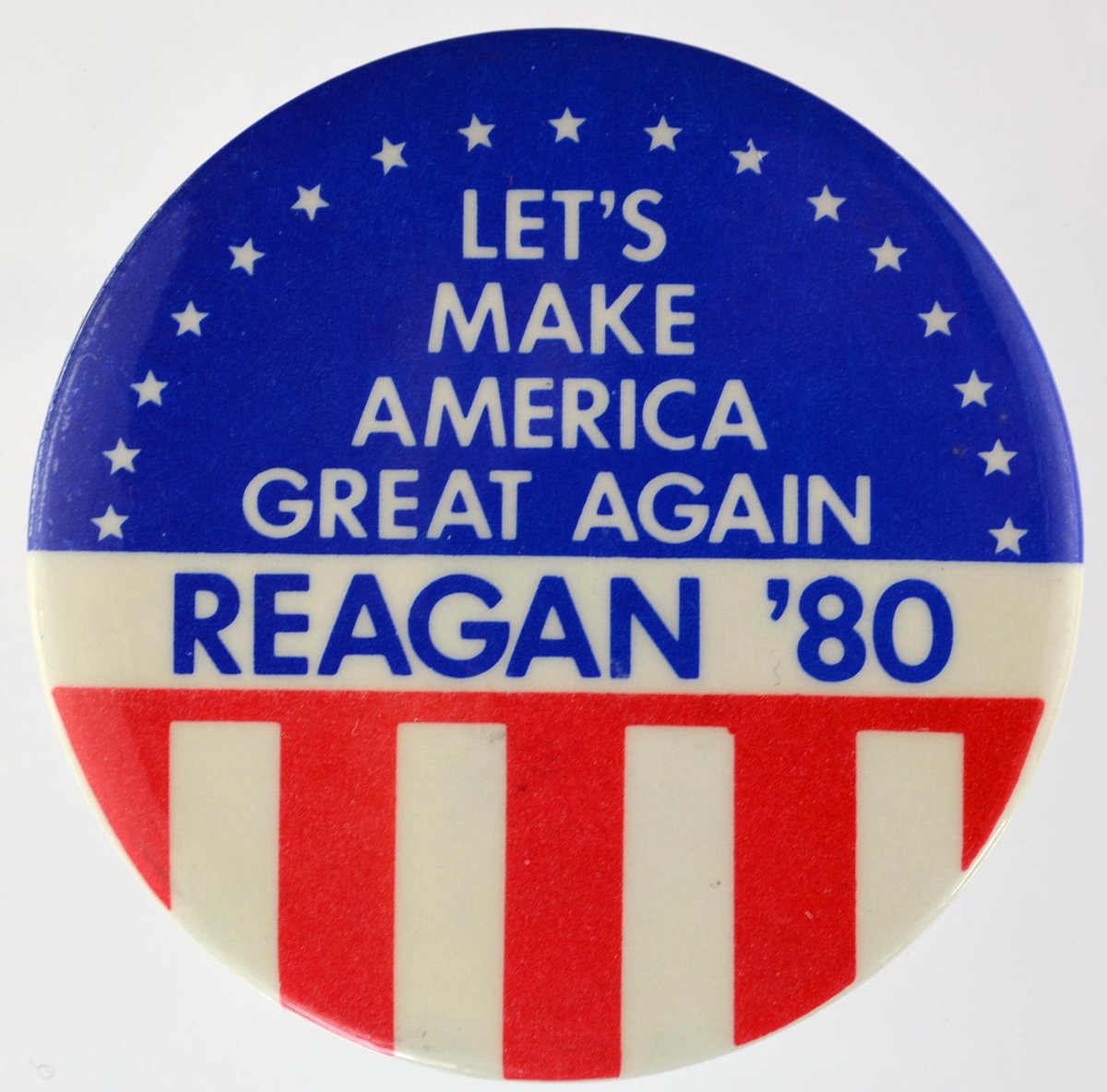 Ronald Reagan was the pointman for this massive change. His promise to "Make America Great Again" was an attack on Carter, but also a promise to return America to a mythical point in its history.Again. Echoes in Trumpism. You just can't escape them.24/