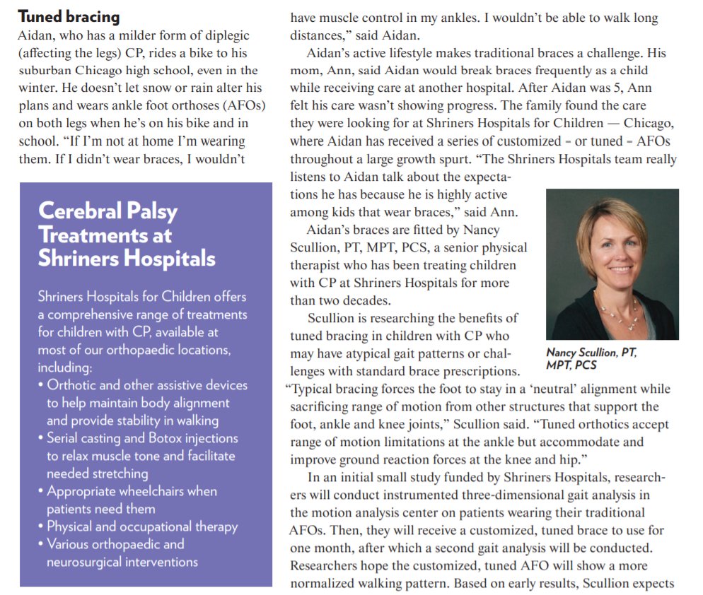 This month's Leaders in Care magazine features an article on AFO tuning with <a href="/nancyscullion/">NancyPantsReproductiveRights</a>