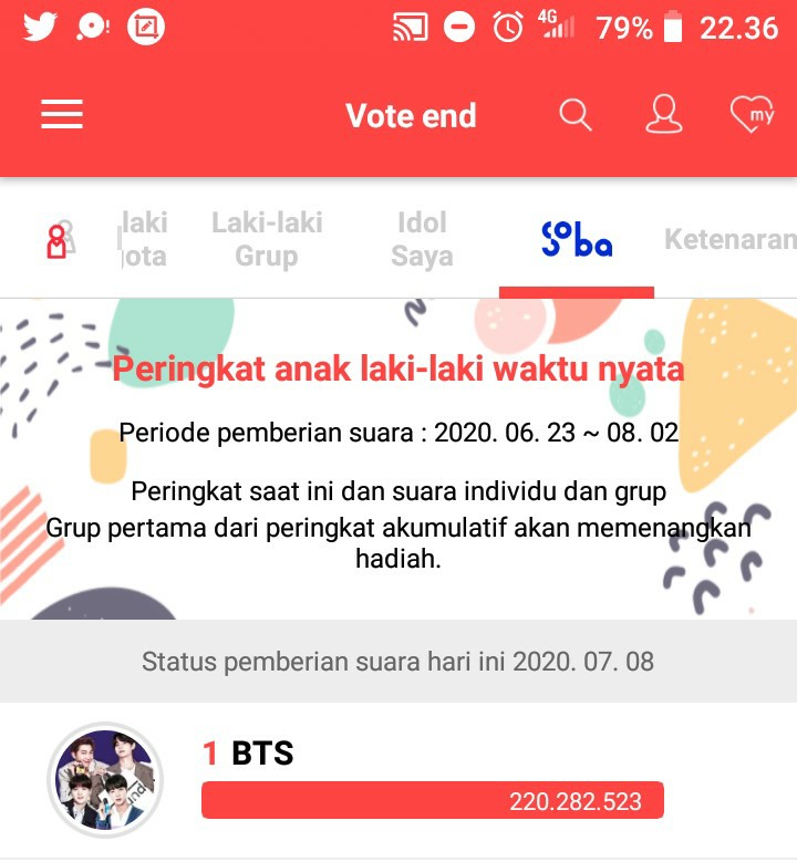 orcein_lla's tweet photo. Ok bangtan menang lagi malam ini, banyak banget kejutan malam ini dari #RMono100Win terus #SweetNight105개국1위 sama #Epiphany60M wah daebak ARMY 💜
ARMY DO YOUR THANG ON SOBA @BTS_twt https://t.co/FaJhm7iAp1