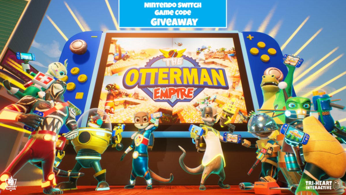 Darkest Nation™ (@networkdn) on Twitter photo In collaboration with <a href="/TriHeartInt/">The Otterman Empire: Otter madness!</a>, we are giving away 2 EU Switch Codes for the new game, The Otterman Empire. Read more at dnreviews.net
To participate:
1: Follow <a href="/NetworkDN/">Darkest Nation™</a> & <a href="/TriHeartInt/">The Otterman Empire: Otter madness!</a>
2: Retweet & Like This Tweet
3: Tag A Friend
#Giveaway #NintendoSwitch #Games In collaboration with <a href="/TriHeartInt/">The Otterman Empire: Otter madness!</a>, we are giving away 2 EU Switch Codes for the new game, The Otterman Empire. Read more at dnreviews.net
To participate:
1: Follow <a href="/NetworkDN/">Darkest Nation™</a> & <a href="/TriHeartInt/">The Otterman Empire: Otter madness!</a>
2: Retweet & Like This Tweet
3: Tag A Friend
#Giveaway #NintendoSwitch #Games
