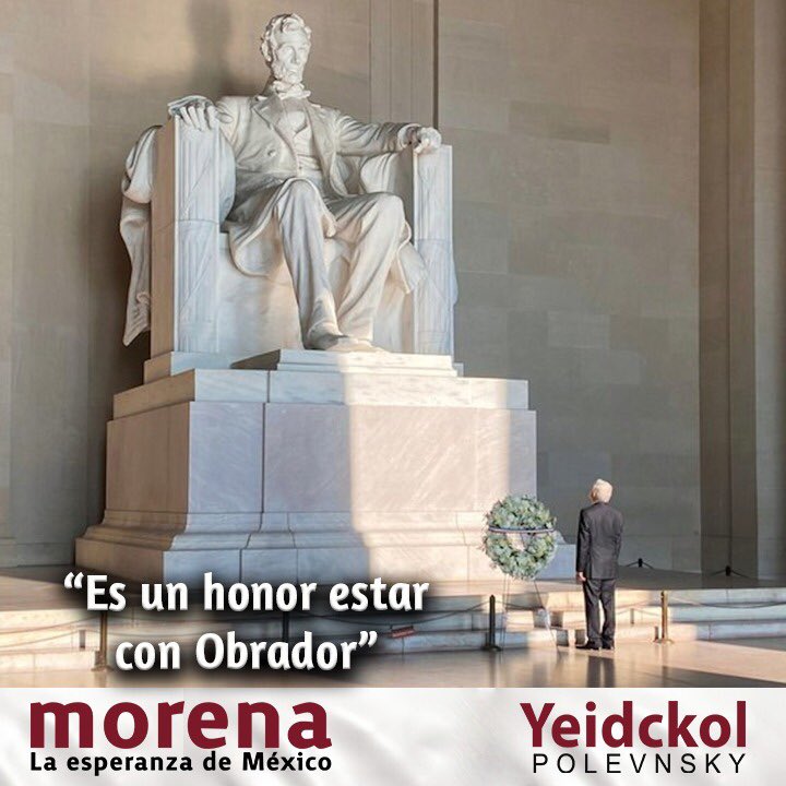 yeidckol's tweet photo. El cariño se cultiva. #EsUnHonorEstarConObrador #Yeidckol @lopezobrador_ #AMLOenWashington https://t.co/K8JM63WG2t