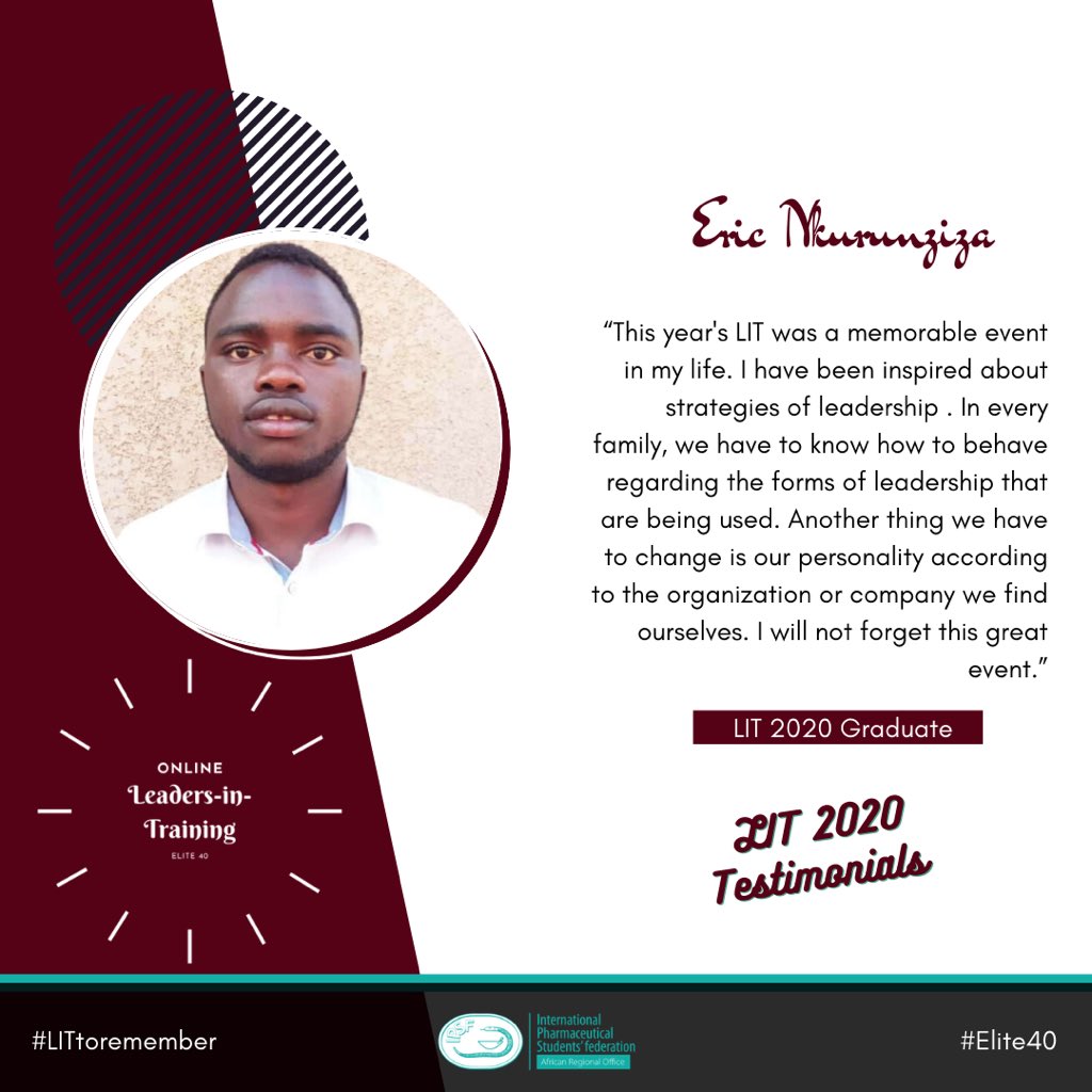 IPSFAfRO's tweet photo. Thereafter, we received numerous applications from members across the region to be part of the Elite-40. And it has been such an amazing journey for the team.
#AfROLIT2020 #LITtoremember #Elite40 #AfROCares https://t.co/Hs3fpXRFjc
