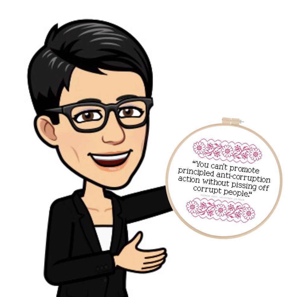 BitmojiMaddow's tweet photo. Just leaving this here as a reminder... 😉 #maddow #bitmoji #bitmojimaddow #trms #subversivecrossstitch #juliejackson #corrupt #corruption #crossstitch https://t.co/5AycBJDS3Y