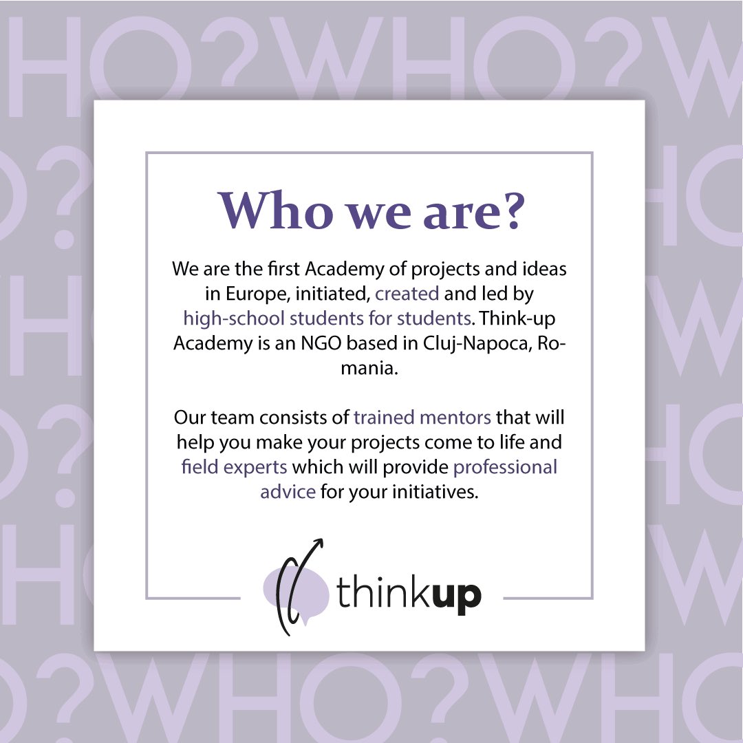 ThinkupA's tweet photo. Do you have a project you’re passionate about but don’t know where to start? 
Send us a message with a short description of your project and we’ll get back to you with more information on how you can be a part of ThinkUp Academy!💜 https://t.co/5dmECliL7E