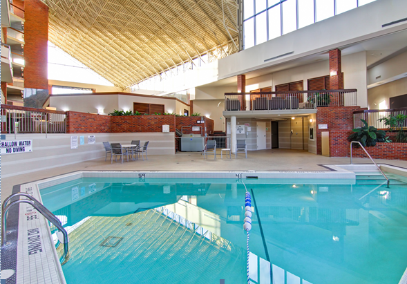 HIOakville's tweet photo. The POOL is open!  Guests of the hotel now have access to our indoor heated salt water pool.  Covid19 protocols in place which our front desk is happy to update you on.  #visitoakville #oakville #oakvillechamber https://t.co/Wuh8pCV7ew