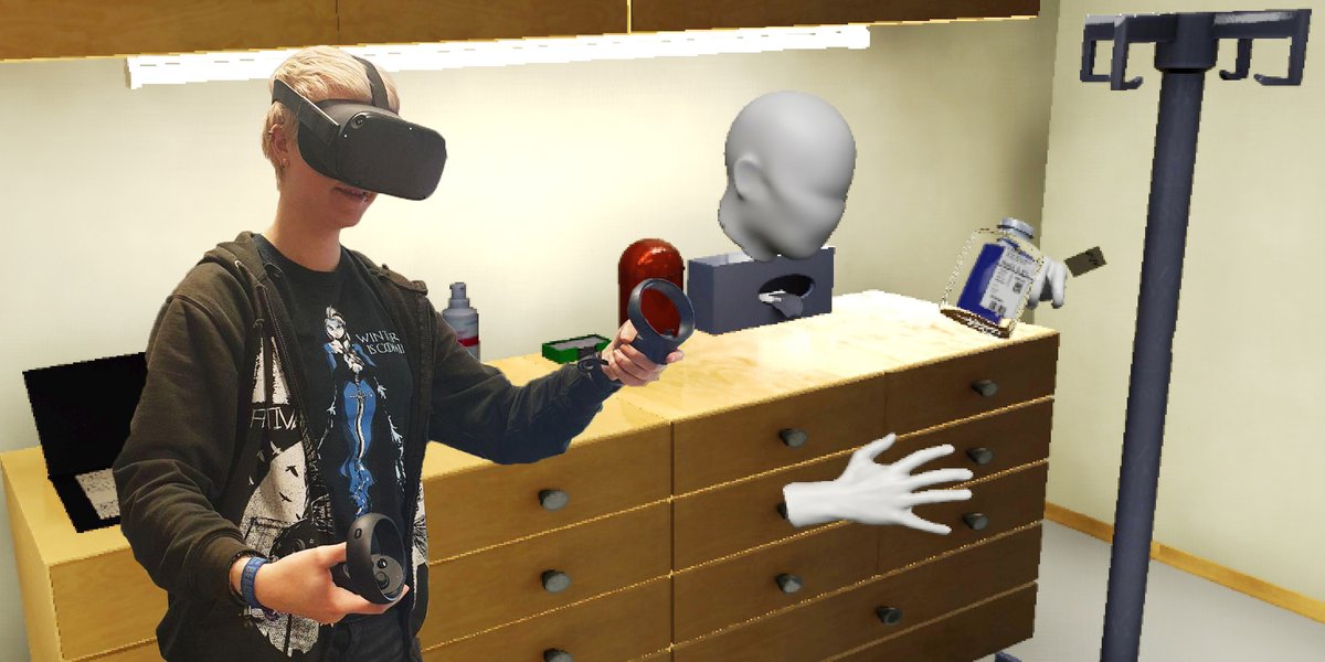Wie kann #VR Pflegeauszubildende unterstützen, theoretisches Wissen praktisch zu erproben? Das untersuchen Forschende <a href="/unibielefeld/">Bielefeld University</a> und der Fachhochschule Bielefeld im Projekt "ViRDiPA". Gefördert vom <a href="/BMBF_Bund/">By Ethical Hacker</a>. bit.ly/3e7QGEb
@HS_EmdenLeer <a href="/Bethel_Aktuell/">Bethel Aktuell</a> <a href="/NWdL_eV/">Neue Wege des Lernens e.V.</a> #MKK
