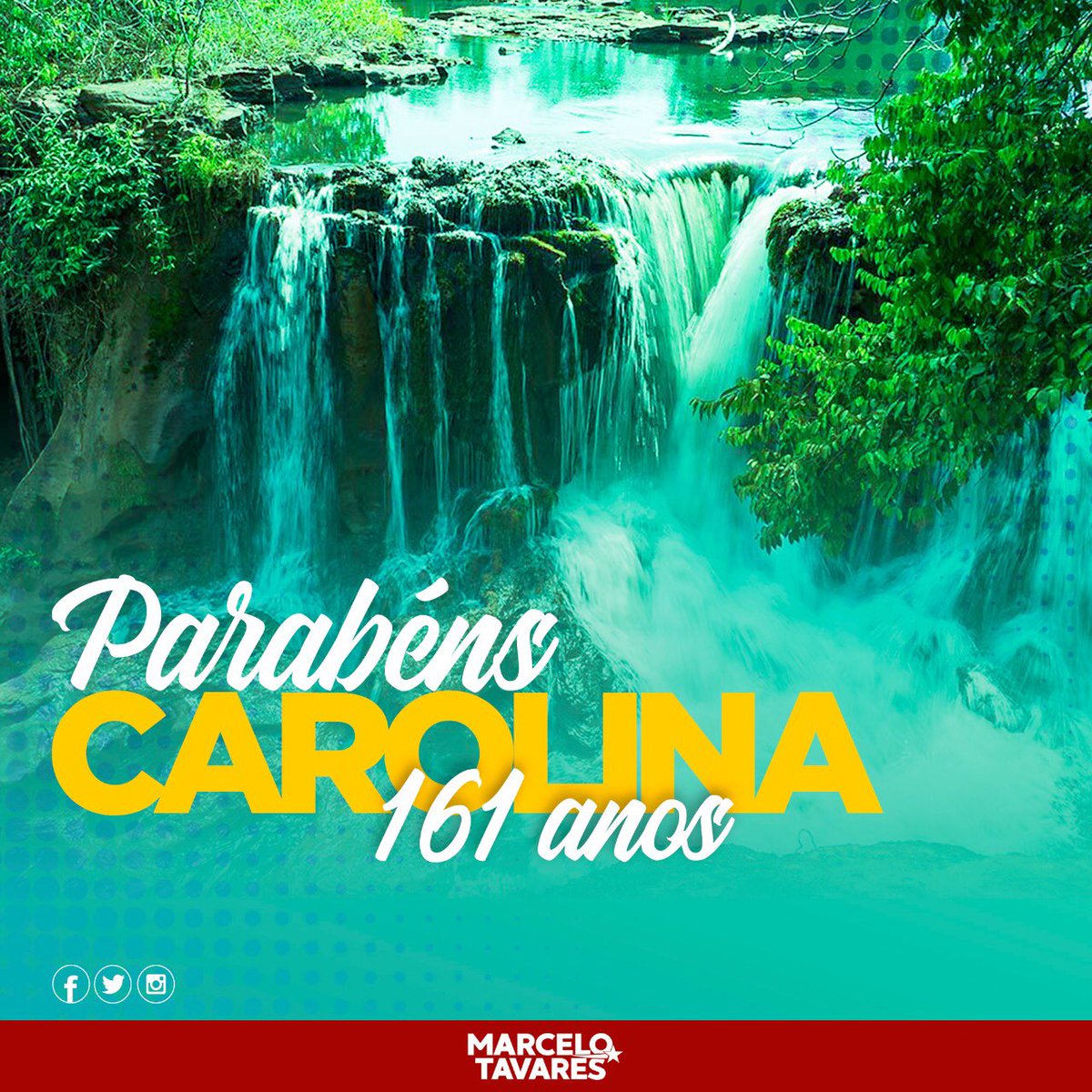 DepMarcelo's tweet photo. Uma cidade onde belezas naturais do Maranhão se revelam, Carolina representa um dos marcos da diversidade da nossa cultura e turismo. Parabéns ao povo carolinense, que tem cuidado desse patrimônio valoroso. Que essa terra exuberante continue a dar frutos que orgulhem o seu povo. https://t.co/ueNRRMUsG8