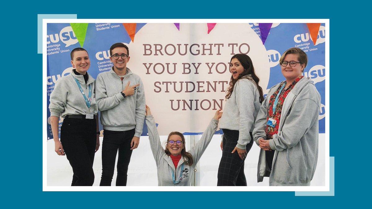As we prepare for the launch of Cambridge SU next week, we've taken a look back at all of the fantastic work CUSU's final Sabbatical team have achieved this year! Well done Edward, Ali, Lily-Rose, Stella &amp; Kate  🎉

Check out their wins here 👉 cusu.co.uk/cusu-sabb-wins…
