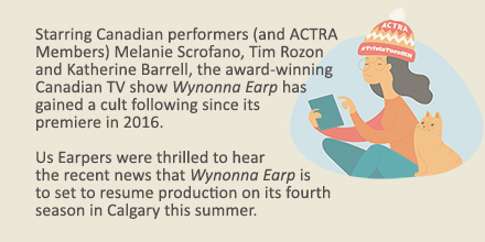 ACTRAnational's tweet photo. 90% got our #TriviaTuesdEh right! @WynonnaEarp fans around the world are called #Earpers! @CTVSciFi #WynonnaEarp @ACTRA_Alberta #CdnTV https://t.co/NA6zwNREJC