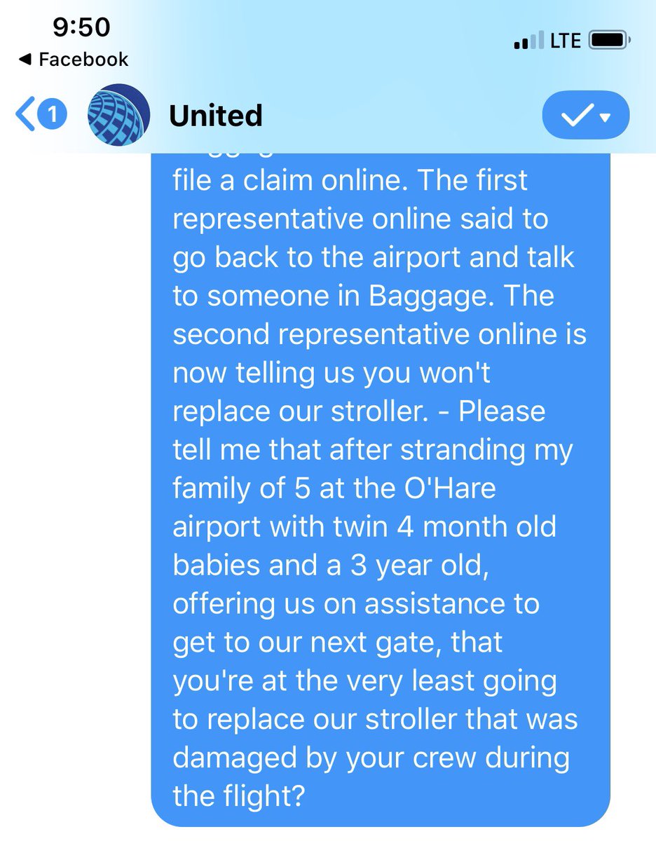 JamesSanny's tweet photo. Hey @united- help me out here. We did what you said. Now you’re blowing us off? https://t.co/PzkSz7WPRL