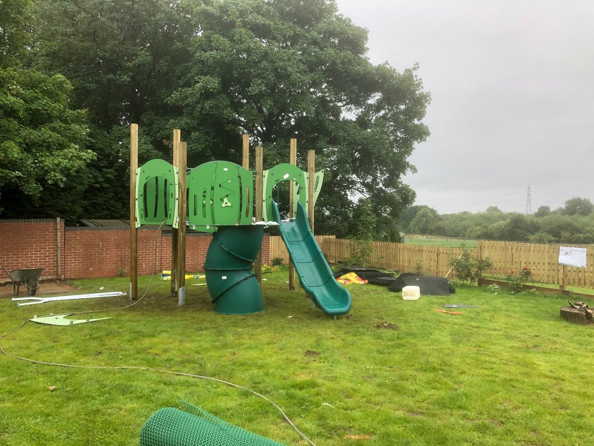 Day 2 and it's beginning to look like a play area.  Exciting!  <a href="/SSAFA/">SSAFA</a>