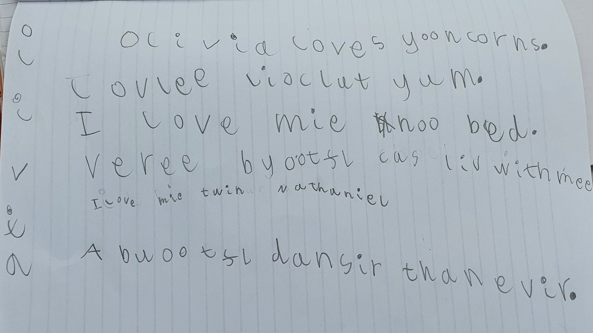 amandajph's tweet photo. Nathaniel and Olivia enjoyed writing their acrostic poems @SherrierY1 First they hand wrote them, then we printed and illustrated them. https://t.co/GMcn8gDzxg