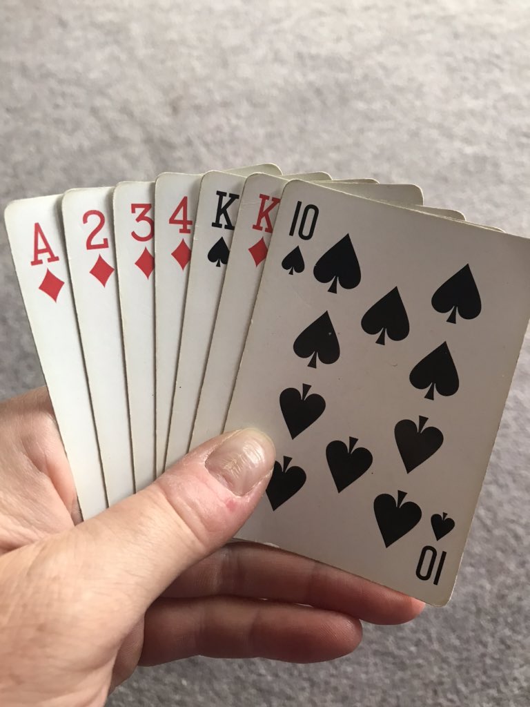 Aileen Neilson (@aileenneilson) on Twitter photo Third counter for #connect5 #beactivebewell. Enjoying a game of cards. Just need a King to win Rummy! ♥️♣️♦️♠️. <a href="/SDS_sport/">Scottish Disability Sport</a> Third counter for #connect5 #beactivebewell. Enjoying a game of cards. Just need a King to win Rummy! ♥️♣️♦️♠️. <a href="/SDS_sport/">Scottish Disability Sport</a>