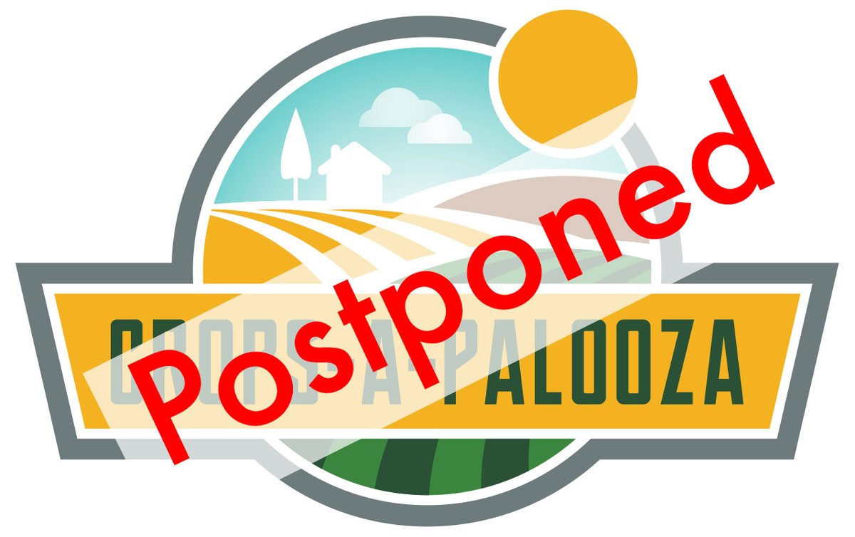 Reminder that our 2020 CROPS-A-PALOOZA event has been POSTPONED.  

New date is July 27, 2021
We look forward to seeing you next year!