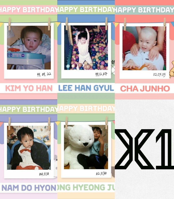 wdzyohan's tweet photo. and that makes it X1 11/11 birthdays https://t.co/iptmFQvoBu