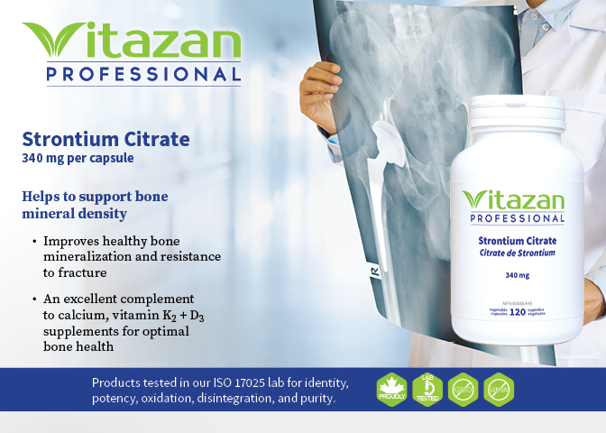 VitazanP's tweet photo. Vitazan now carries Strontium citrate, as part of a comprehensive bone health plan. https://t.co/m7PmH6nNGX