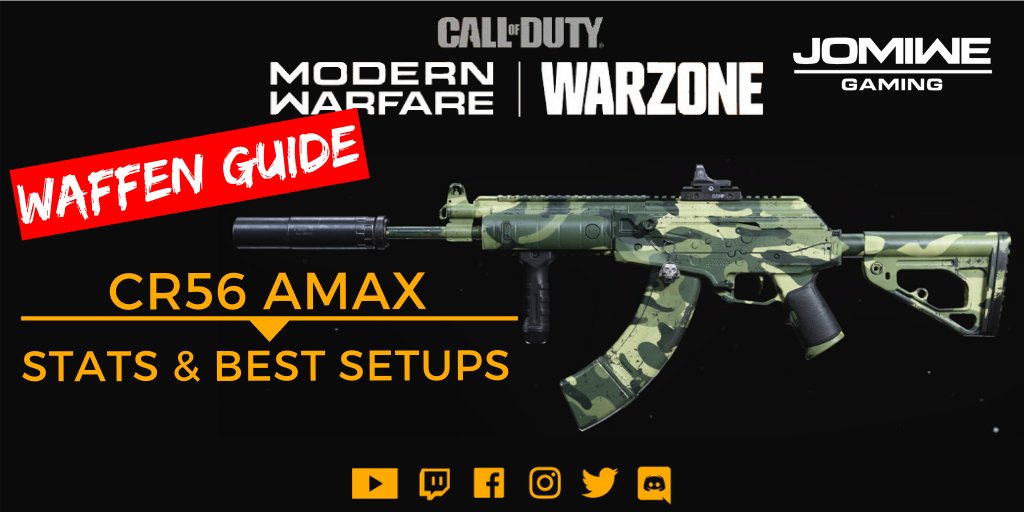 Waffen Guide - CR56 AMAX | Stats & Best Setups + TOP Class
in Call of Duty Modern Warfare 🎬 youtu.be/7zaVhJygfzs
#cod #callofduty #mw #modernwarfare #waffenguide #gunguide #weaponguide #bestsetup #setup #besteklasse #cr56 #amax #bestewaffe #setupmodernwarfare #jomiwe #gaming