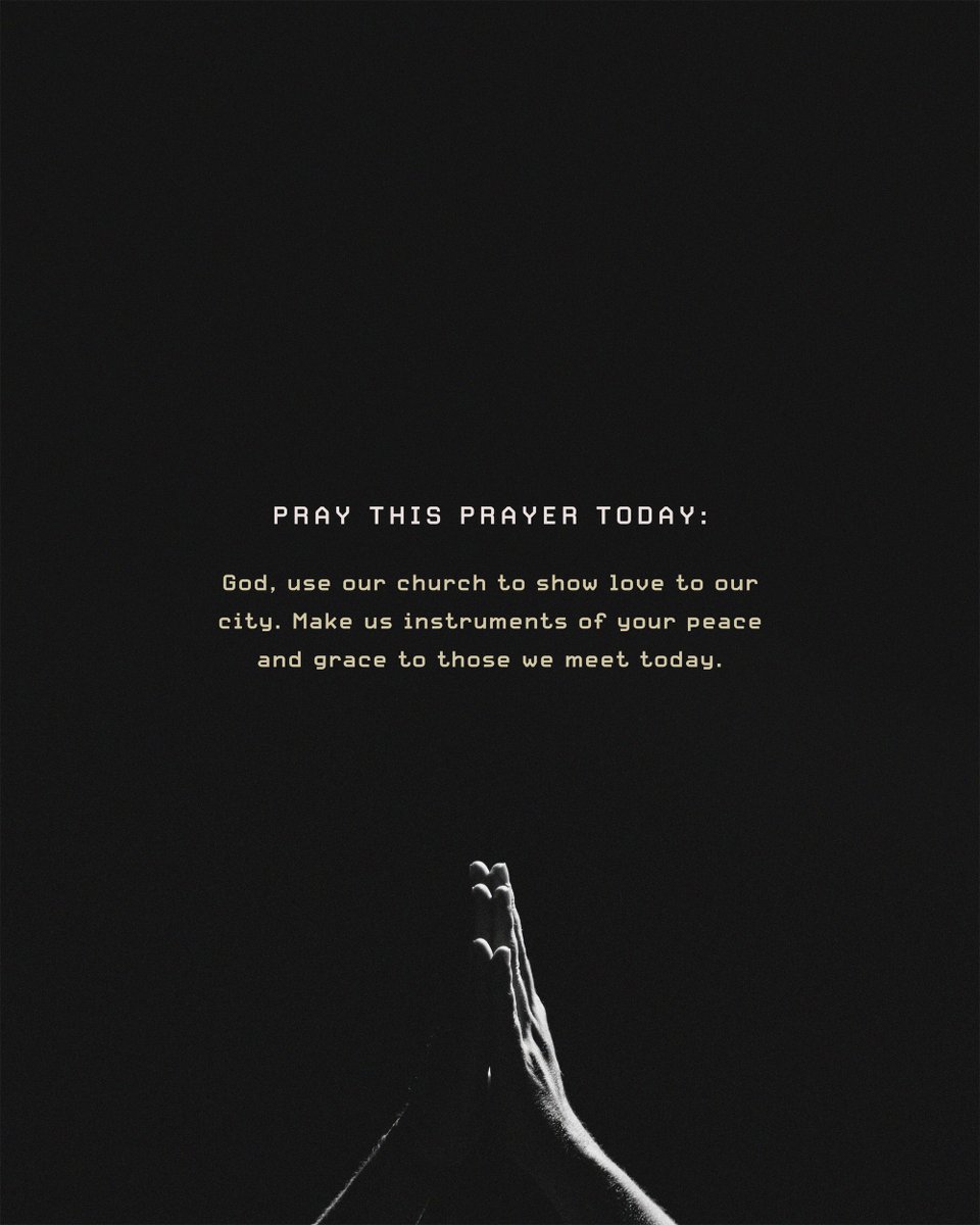essentialhsv's tweet photo. Let’s make this prayer ours today as a community seeking to change our city. https://t.co/gngmIWyBcU