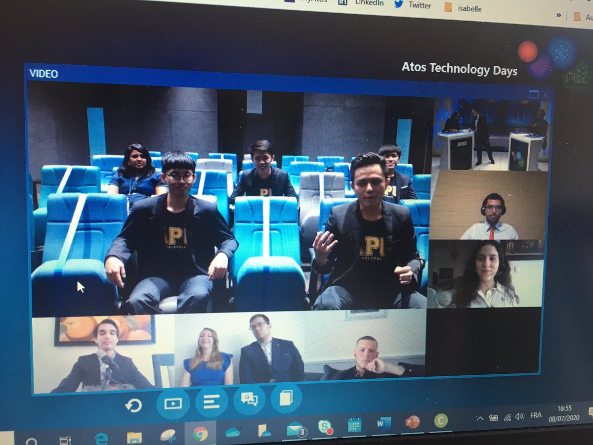 Isa_Wa_'s tweet photo. And the winner is .. PestKillerBot from APU Malaysia 🇲🇾 to eliminate pest in floriculture. #2 is about digital water and #3 about traffic control. 🙏 for these innovative ideas 💡 @AtosITChallenge @atos #AtosITChallenge #university #AtosSC https://t.co/hutL5fCudl