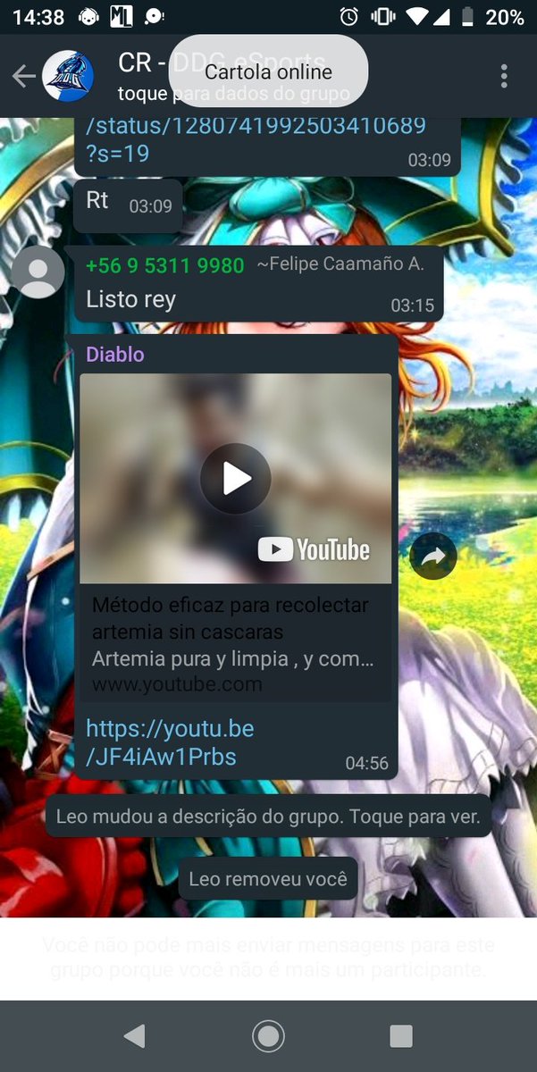 Depois de um trajeto muito longo, cerca de dois anos, intrigas, brigas, diversidades, sempre joguei com meu máximo para o <a href="/DDGeSports/">DDG E-Sports de 🏡</a>,  

Obrigado a todos <a href="/Nicolasextrem15/">Nicolas Silveira</a> @MitinhoNubCR <a href="/CaioMarina/">Caio</a> 
Nunca é um adeus, sempre será um até logo,