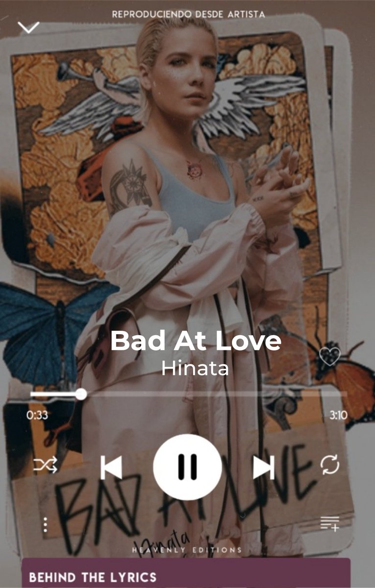 baeasthetic's tweet photo. Así me tiene『Bad At Love』felicidades chiquita @mybadluv_ la canción es tremenda obra de arte, desde que salió no he dejado de escucharla y está en repeat todo el día, tómense un tiempo y escuchenla, vale la pena hacerlo se los aseguro. ♡
#BadAtLovexHinata
#BATRelease https://t.co/tkBgG491T0