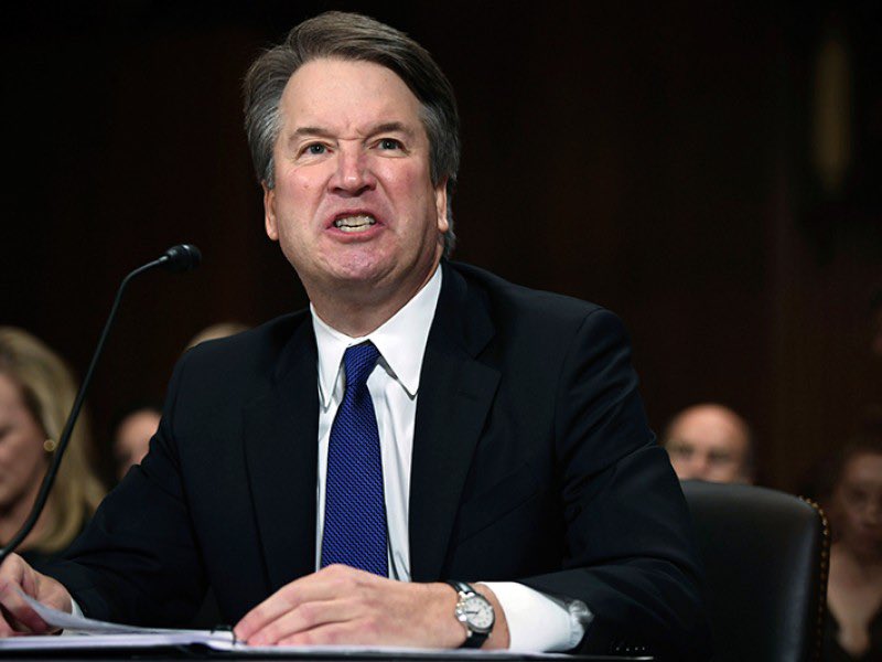 cheffreywithaJ's tweet image. I’m positive this guy will rule in a nonpartisan way. Almost sure of it. 

Yeah...just kidding.

#Kavanope #FuckThisGuy