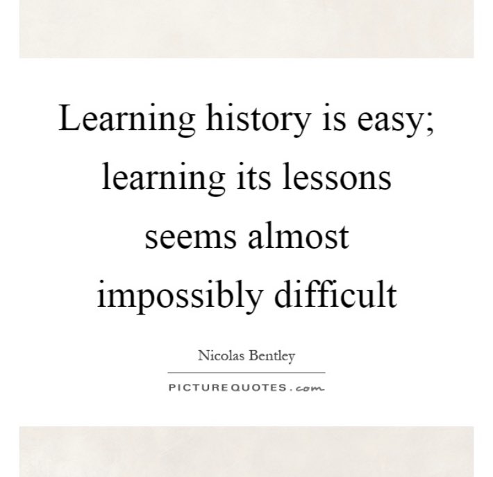 wieberon's tweet photo. Let's learn from our past to create a better future. #truthbomb #truth #learntobewise #lifelonglearner #seektruth https://t.co/iZuJNZZTrG