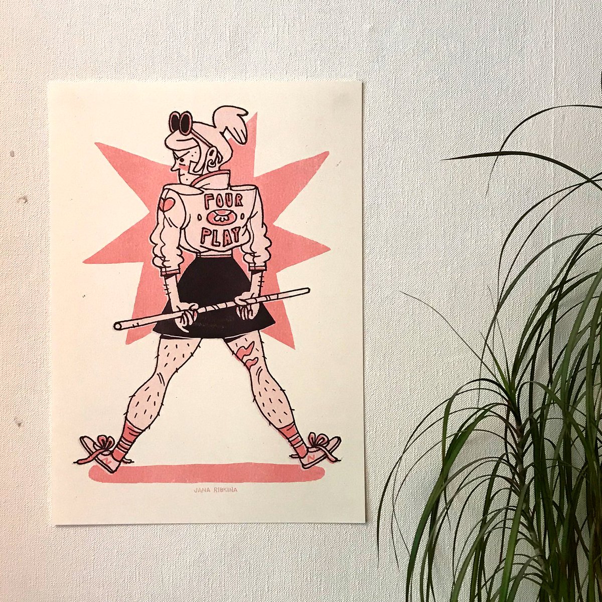 there are still a few leftover A3 riso-prints left! 
15$ including shipping worldwide! ✨
DM me here or at jana.ribkina@gmail.com 