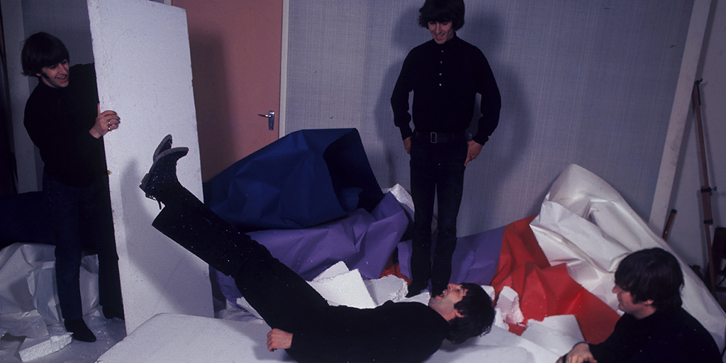 thebeatles's tweet photo. “Sometimes you get dizzy. But we usually hung together somehow. There’d always be somebody to lean on when there’s four of you. There’d always be somebody that would be together enough to pull you through the difficult phases." - John https://t.co/t8C1TigtGe